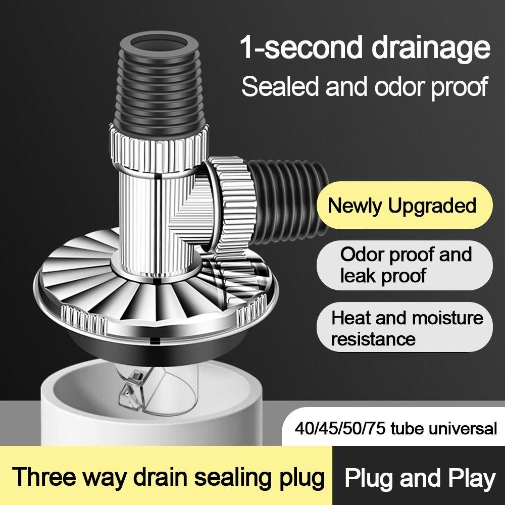 Adaptor pentru țeavă de scurgere pentru chiuvetă anti miros. Materiale de drenaj pentru mașina de spălat