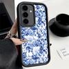 Phone Case for Samsung Galaxy A17 A16 A15 A14 A13 Blue And White Porcelain Pattern A56 A36 A26 A55 A35 A25 A54 A34 A24 A53 A33 A