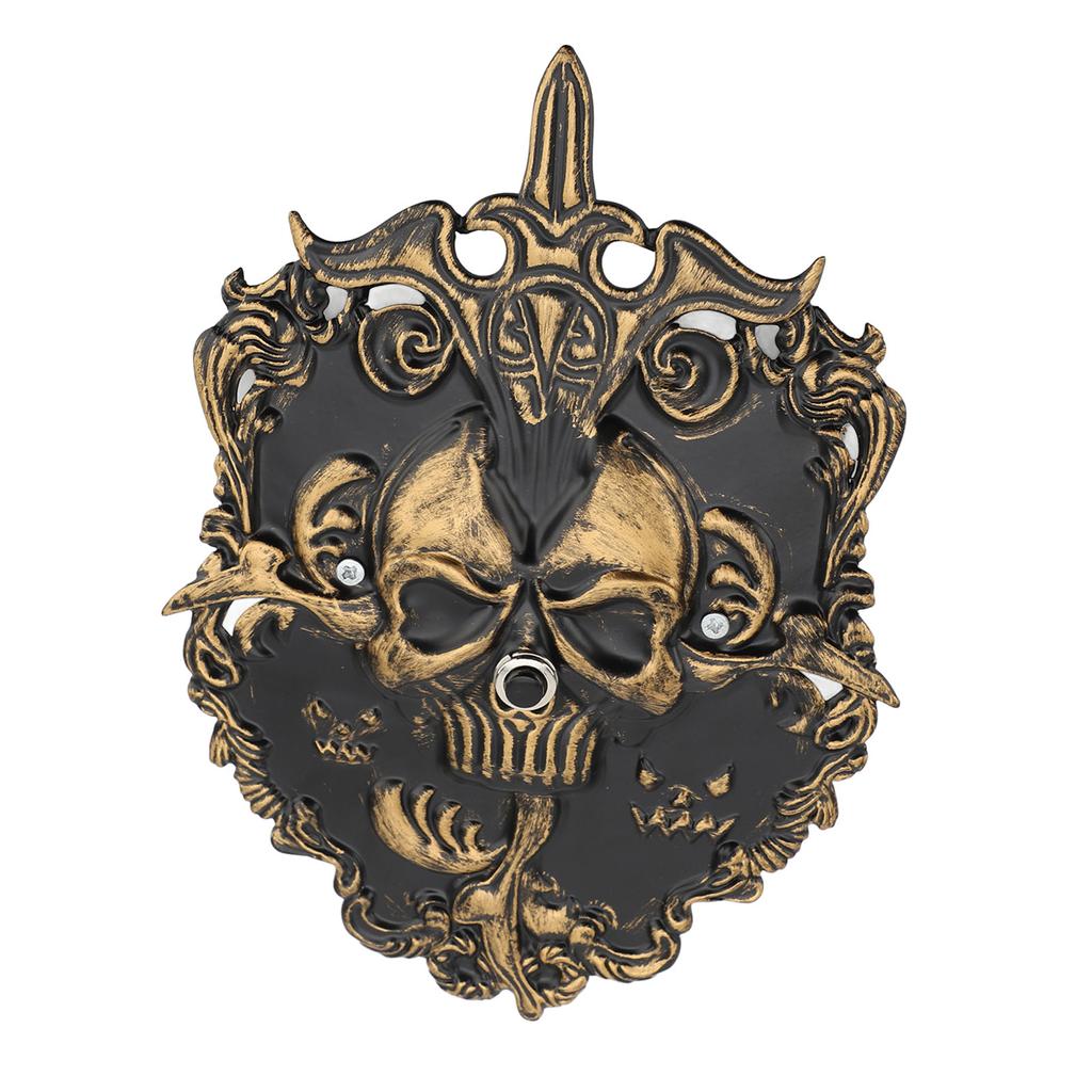 Totenkopf Türklingel Metall Retro Farbe Dekorativ Gruselige Skelett Türklingel Türdekoration für Festival