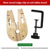 Sturdy Wood and Alloy Desktop Clamp Holder for Jewelry Crafting Gold Silver Processing Professional Tool