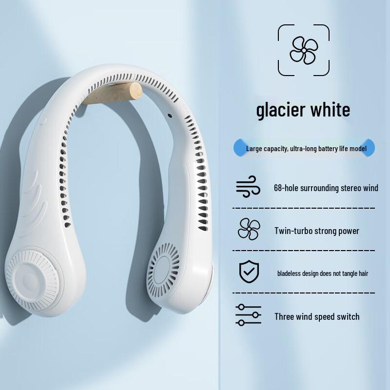 CNDB Bladeless USB Portable Neck Fan 6H Runtime