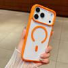 For Magsafe Transparent Phone Case for 17 Air 16 15 14 Plus 13 12 11 Pro Max Shockproof Magnetic Wireless Charging Cover