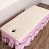 Beauty Bed Sheets Bath Towels Massage Therapy Bed for Beauty Salons Large Towels Adult Soft Polyester Dustproof Pad with Holes