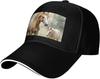 Horse Print Baseball Cap Adjustable Polyester Casual Summer Outdoor Golf Dad Hat