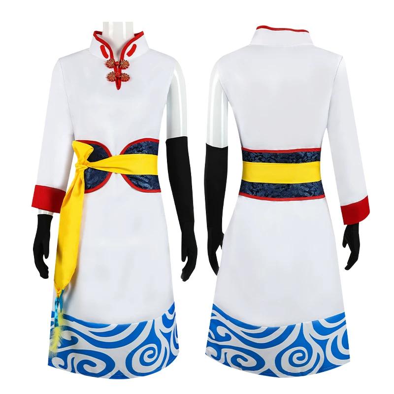 Kagura Gintama Anime Costume Cosplay Ensemble Complet Fête d'Halloween Tenue de Jeu de Rôle pour Hommes Femmes