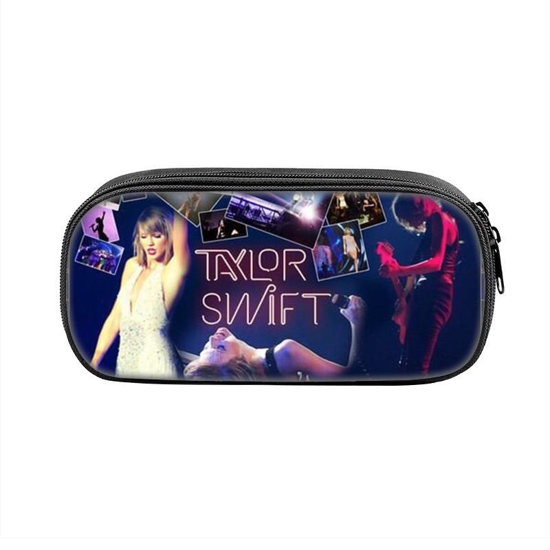 Taylor Swift Kids Pencil Case With Nylon Material For School Supplies And Storage
