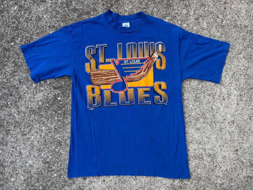 Vintage 90s St Louis Blues Shirt Size L by Logo 7