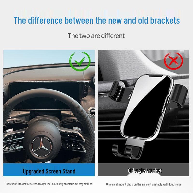 22-23 C-Class/23 GLC Car Screen Style Phone Holder for Navigation