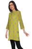 Moomaya Printed Side Slit Short Kurta Tunic For Women Summer Wear Ladies