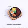 3D Teppanyaki Steak and Sushi Keychain - Japanese Food Toy Bag Charm