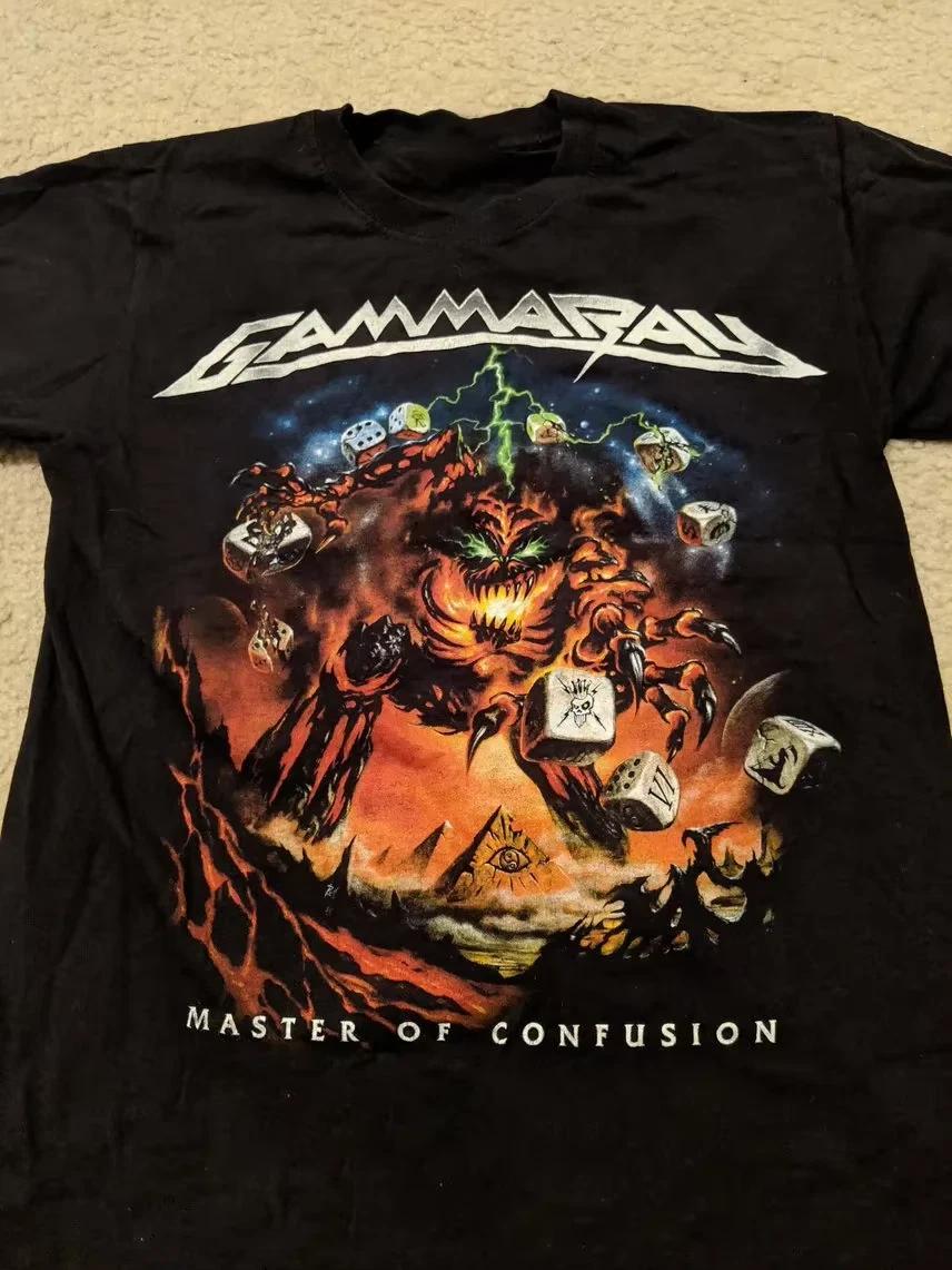 Черная футболка с изображением группы Gamma Ray Хлопок Все размеры S-5XL Gamma Ray 01 XS