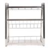 3 Layer Spice Rack Stainless Steel Seasoning Rack Organizer Kitchen Spice Holder for Household