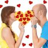 1-5Rolls Red Pink Heart Stickers(500pcs/Roll)for Valentines Day Wedding Gift Packing Bag Packaging Labels Love DIY Stickers