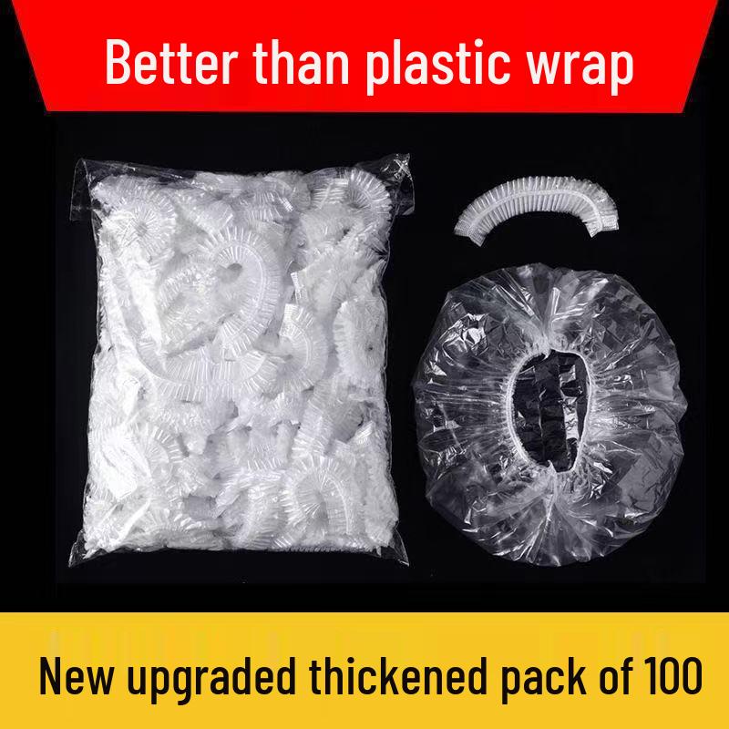 Multipurpose Disposable PE Cling Film Bowl Covers - Anti-Odor & Dustproof