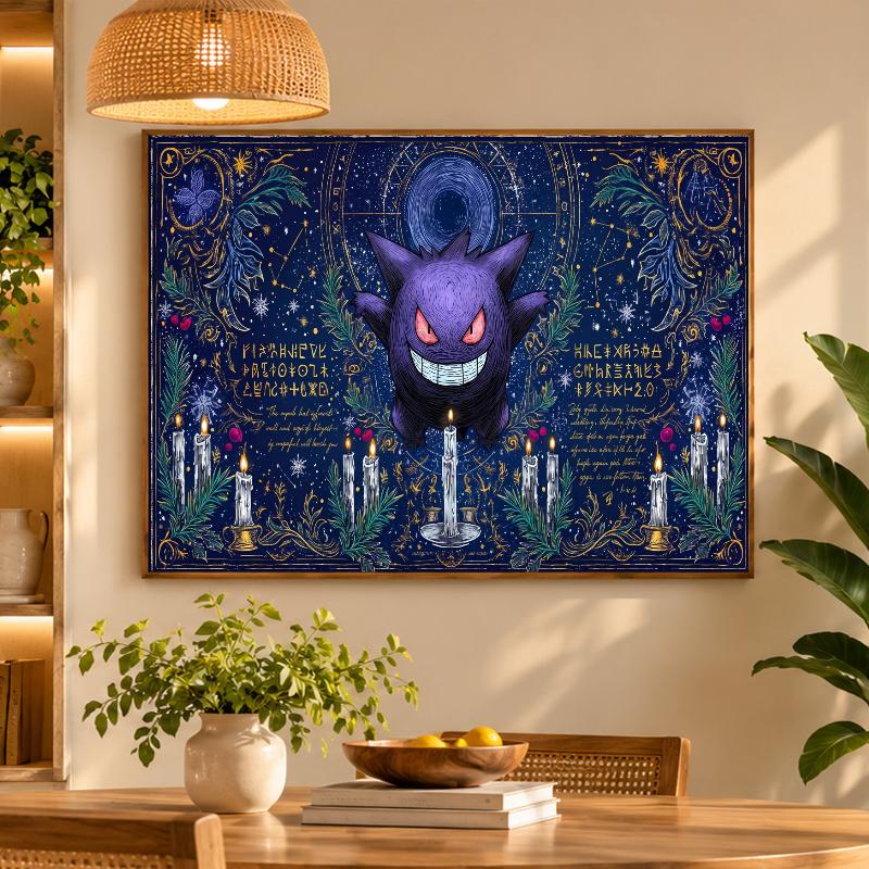 5D Diamond Painting Gengar DIY Full Drill Diamond Art Kit Home Decoration