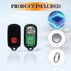 Keyless Entry GQ43VT14T Key Fob Replacement Fits for 2002-2006 Toyota Camry Corolla Matix Pontiac Vibe Car Remote Keys, 315MHz