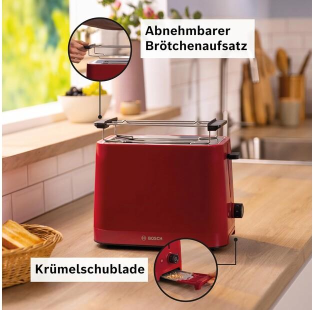 Тостер Bosch TAT3M124 MyMoment rot