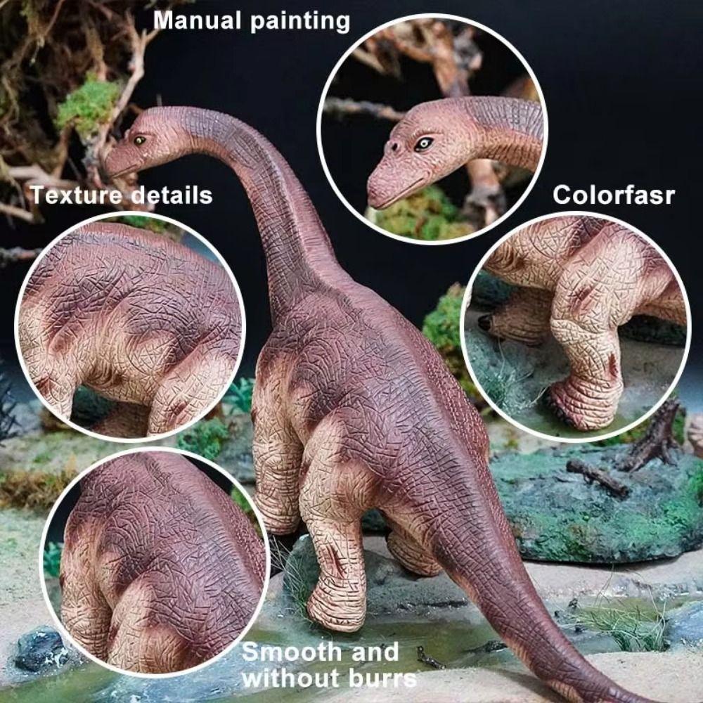 Multiple Sizes Dinosaur Model Rubber Tyrannosaurus Jurassic Dinosaur  Animal Figure Collection