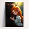 Little Girl Diamond Decorative Painting Set 5D DIY Full Diamond Embroidery Decorative Painting Handmade Products