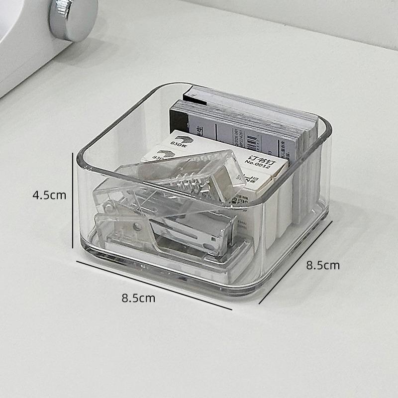 Drawer Partition, Built-In Storage Box, Desk, Stationery, Acrylic, Transparent Desktop, Cosmetics, Sundries, Sorting Storage Box.