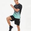 Gym Summer Quick Dry Breathable Men's T Shirt Set Outdoor Run Fitness Sports Short Sleeve Casual O-Neck Men Gym Sportswear T-Shirt Set