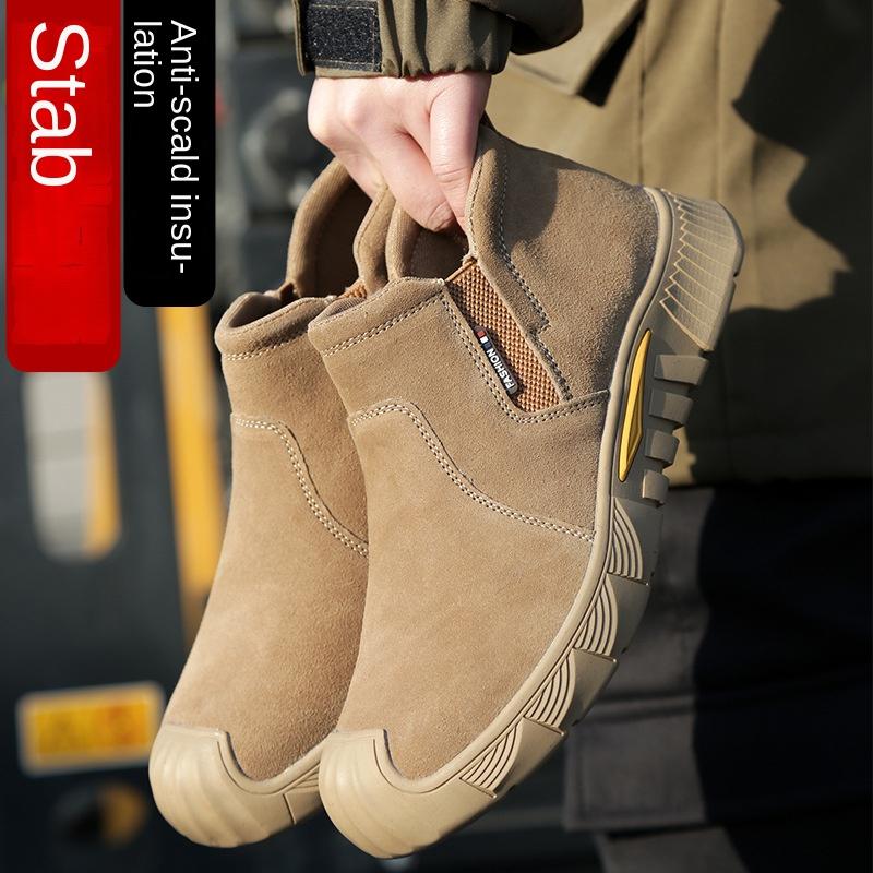 Anti-smashing and Anti-piercing Labor Insurance Shoes, Electric Welding and Anti-splashing Work Shoes, Lightweight Protective Safety Shoes