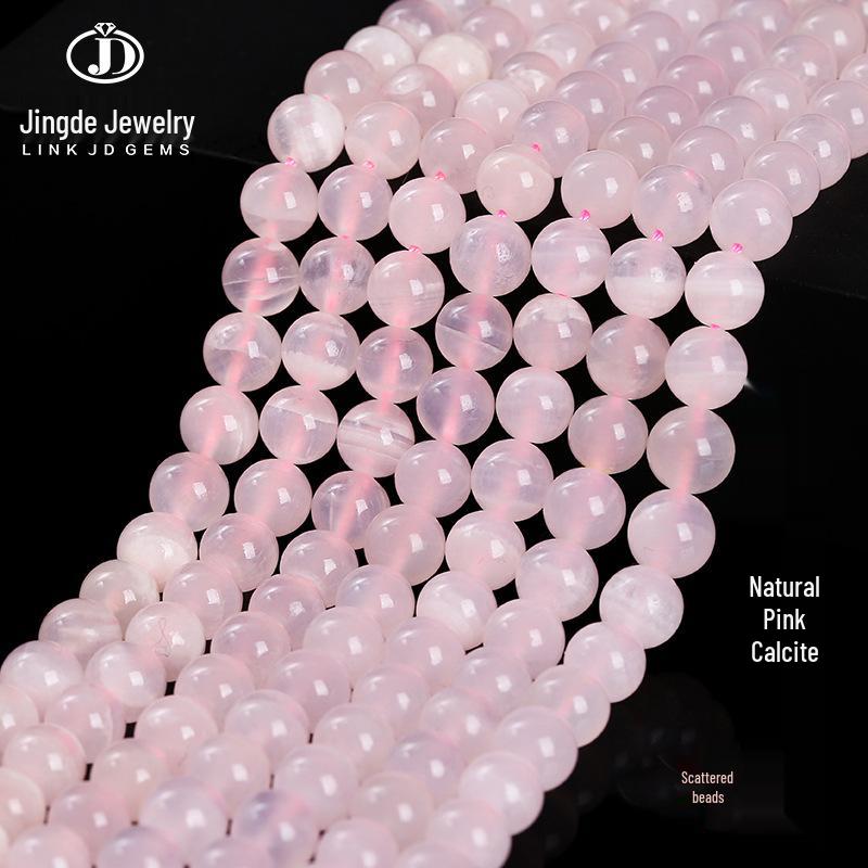 Pink Calcite Beads for DIY Bracelet Jewelry
