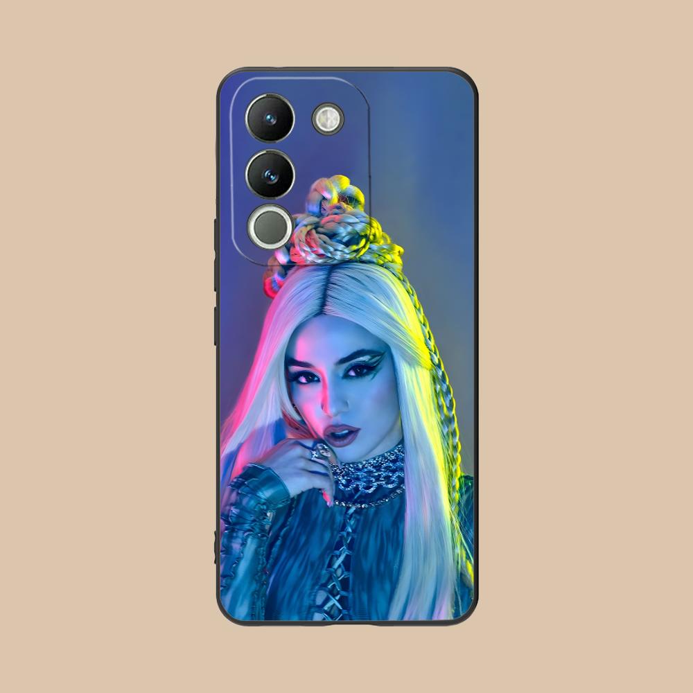 Fashion Ava Max Matte TPU Mobile Phone Case for VIVO Y77 76 75 74 73 72 58 56 55 51 50 38 36 Y19 Y18 Y03 Y01 5G Colorful Cover