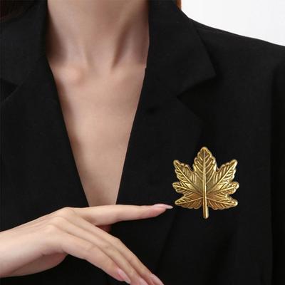 Retro Bladvorm Speld Bladeren voor Mannen en Vrouwen Strik Achtpuntige Ster Badge Kleding Tas Accessoires Mode Cadeau Speld