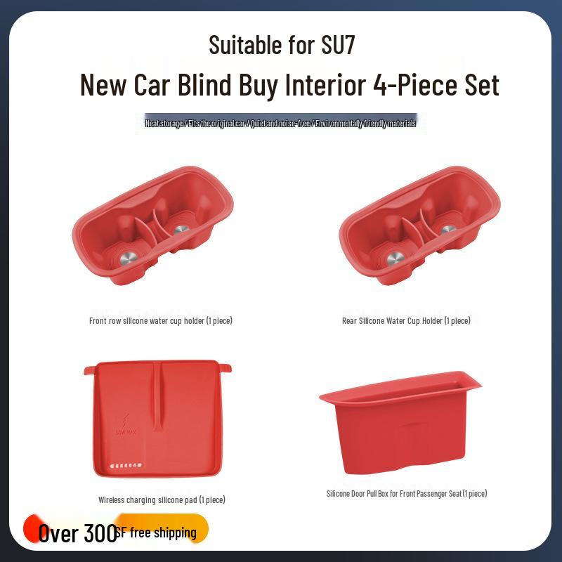 Xiaomi SU7/YU7/Ultra Console Silicone Cup Holder Pad