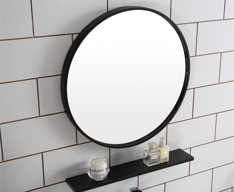 

Nordic Home Кованое Железное Круглое Косметическое Зеркало На Заказ Гостиничное Настенное Простое Зеркало Для Ванной Комнаты Влаго-И Грязеустойчивое 40cm in diameter чёрный