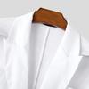 Autumn Men's Fashion Hollow Metal Buckle Performance Suit Solid Color Slim Fit Blazer