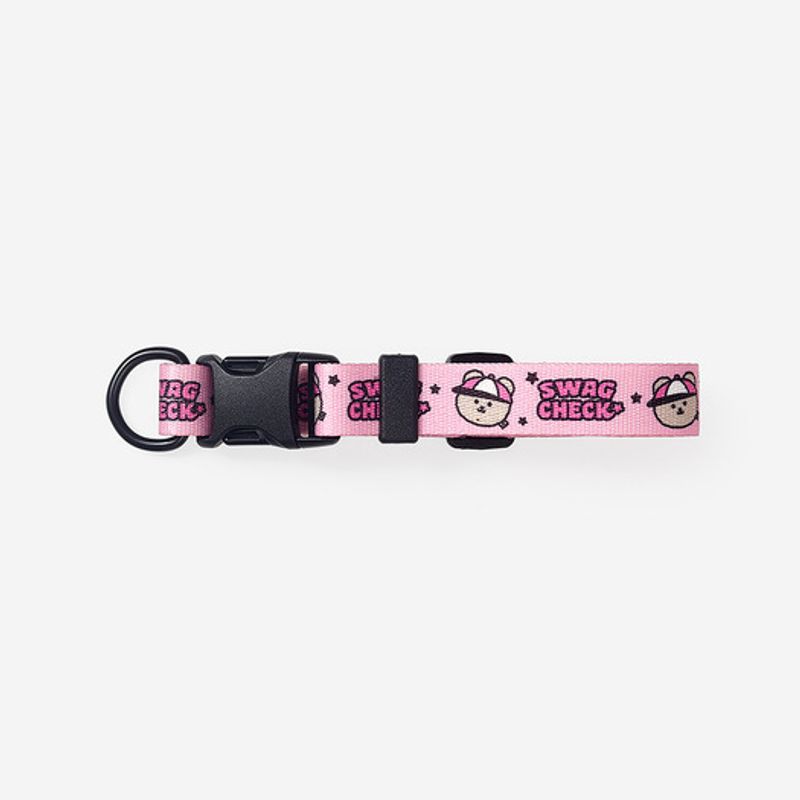 KINIKINI [Kinikini X Up Up] SWAG COVY COLLAR-PINK (Leash)