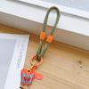 With Butterfly Pendant Cellphone Straps Hanging Cord Mobile Phone Lanyard Short Wrist Strap Charm Anti-lost Chain Women Keychain