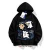 2025 New Korean Kids Hoodie A Puppy Pattern Boys Print Little Girls Hoodie Casual Round Neck Long Sleeve for Autumn 4-14Yrs