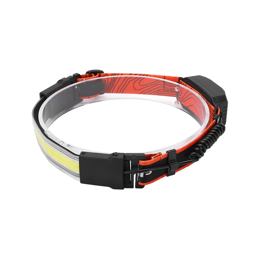 USB Rechargeable LED Headlamp Waterproof Outdoor Red Light Warning Head Light for Camping