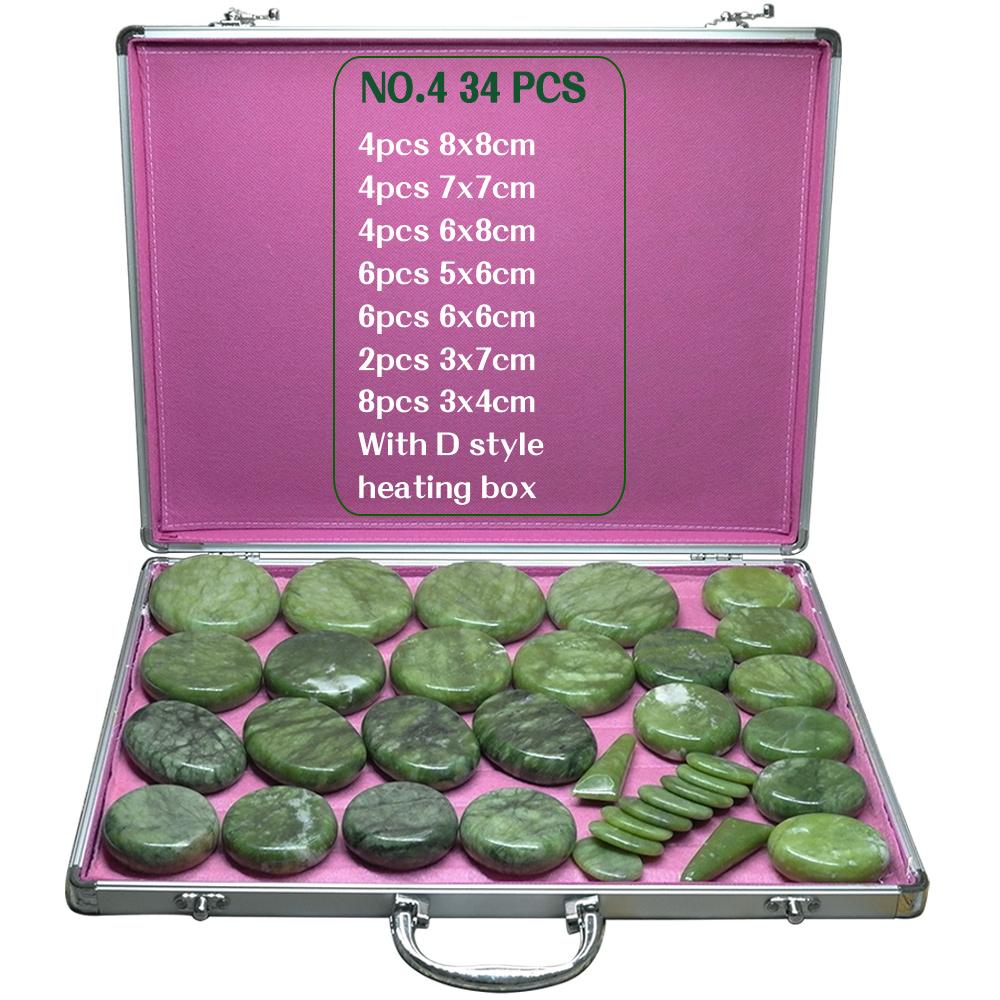 Tontin Hot Stone Massage-Set, Heizbox, lindert Stress, Rückenschmerzen, Gesundheitsfürsorge, Akupressur, Lava-Basaltsteine ​​für das Gesundheitswesen