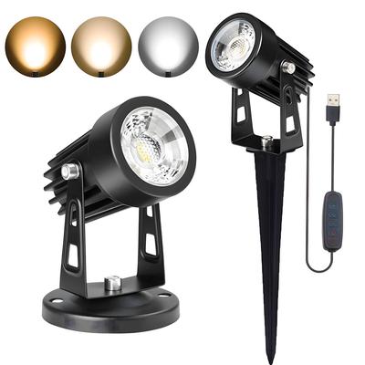 USB Dimming LED Spotlight: 5W Color-Temperature Adjustable, Ideal for Plant, Artwork, and Wall Decor.