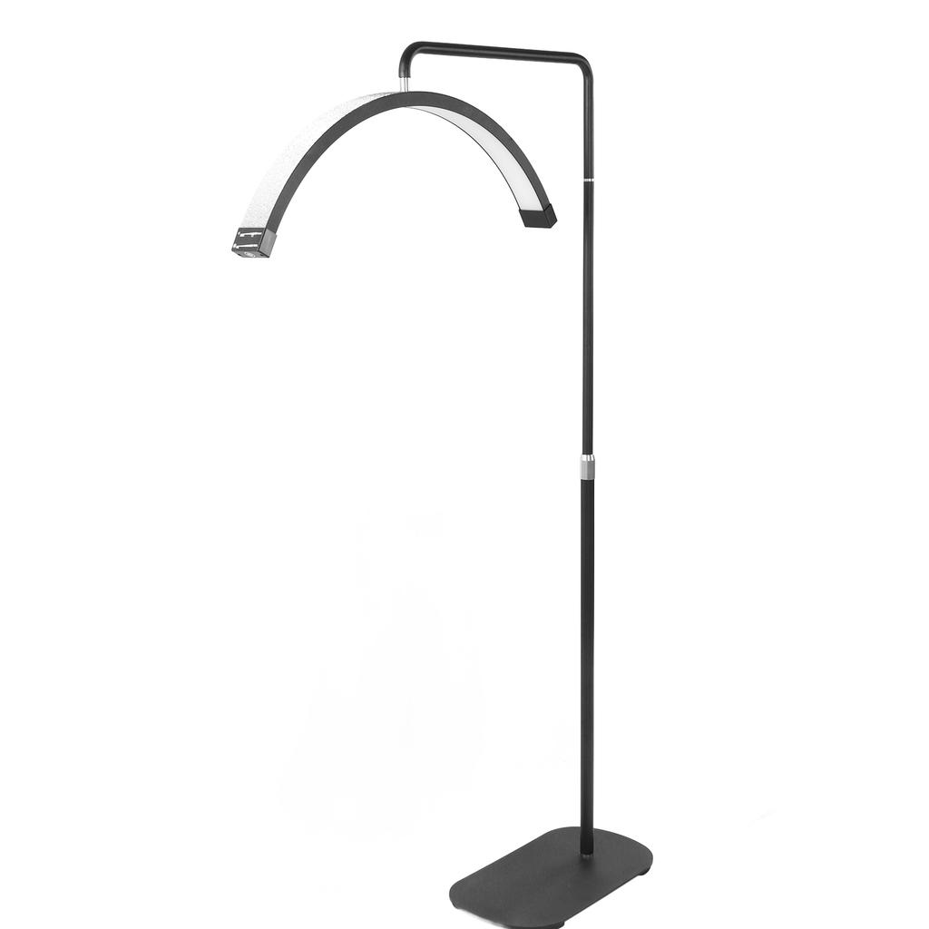 26.5in Half Moon Light LED Floor Light LED Beauty Makeup Lamp with Decorative Rhinestones