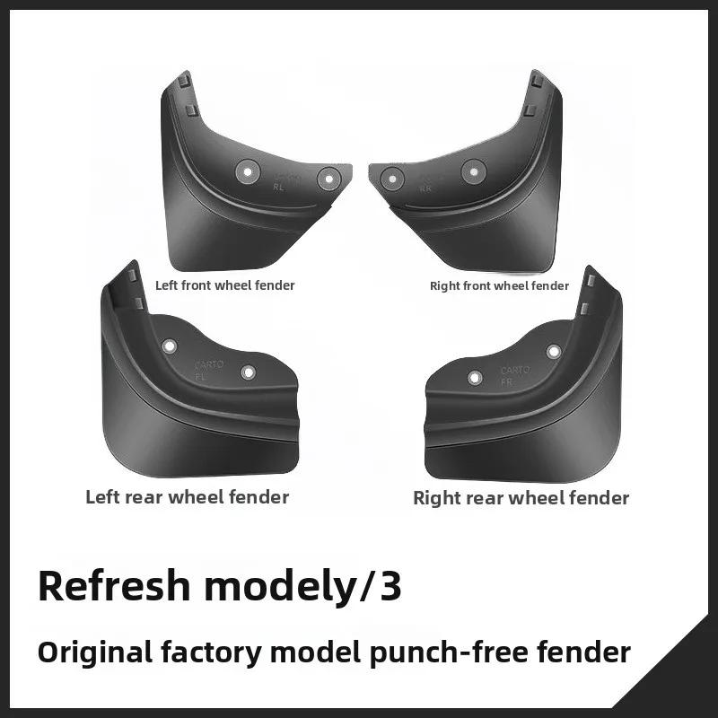 Samolepka na auto Pro Tesla Model 3 Y Juniper Highland 2025 Oživuje originální tovární model Přední zadní kryty kol Bláto a špína Ca
