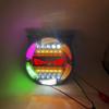 Creative 12-24V Truck Devil's Eye Light Universal Multi-Mode Dynamic Demon Eye Light Safety Warning Lamps Car Decor
