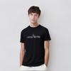 STONE ISLAND Buchstaben Pullover Rundhals Kurzarm T-Shirt Herren T-Shirts Schwarz S152100020S0081-V0029