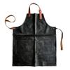 Waterproof PU Leather Apron - Oil-proof Workwear for Coffee Shops, Baking, Catering, BBQ - Unisex Customizable Apron