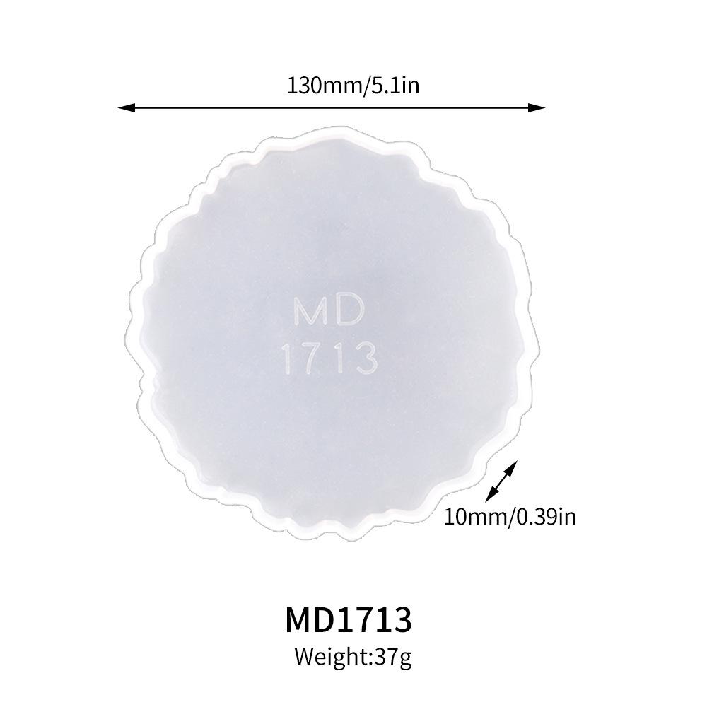 Cloud Wave Silicone Resin Coaster Mold