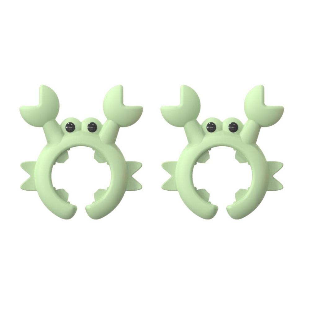 1/2/4Pcs Silicone Spatula Rack Crab Shape Anti Overflow Pot Holder Adjustable Anti-Scalding Cooking Pot Clip Kitchen Gadgets