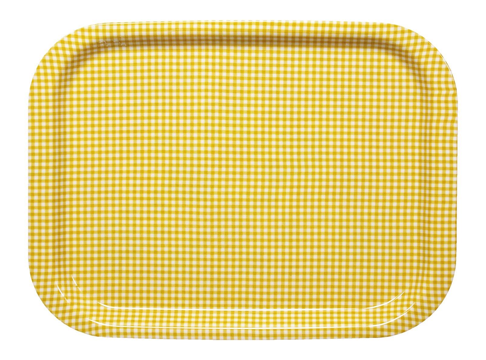 

Tatsucraft NS Поднос L 42см Коллекция Standard Клетка Желтый поднос Поднос Стильные Кухонные Аксессуары Пластик Большой Маленький поднос поднос Квадратный Прямоугольный