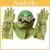 Halloween Latex Fish Monster Mask With Gloves For Costume Role Play And Horror Events