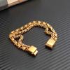 2026 Charm Men Golden Chain Bracelet Stainless Steel NK Link Chain Bangle for Male Women Trendy Wrist On The Hand Jewelry Gifts