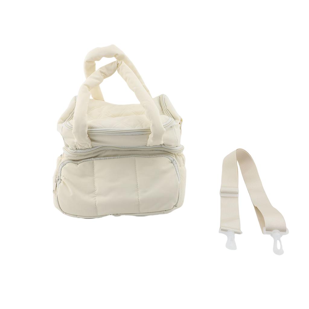 Double Deck Insulated Lunch Box Quilted Lkproof Reusable Large Lunch Cool  For Work Picnic Travel Ml Prep