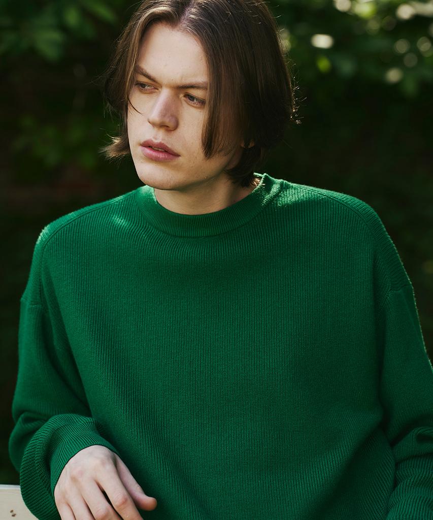 THE GREEN LAB Hazzi Round Oversized Knit [Black]